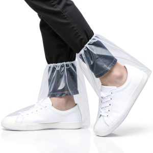 YTian Rain Disposable Waterproof Shoe Covers 48pcs Bulk Pack-0