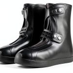 RINJOY Waterproof Silicone Shoe Covers Size M L XL 2XL Black Resistant-0