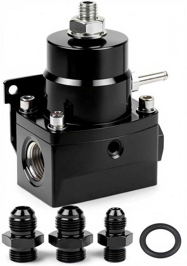 Fuel Pressure Regulator YESHMA ZYQ-1005D Aluminum 3-70 PSI Gauge-0