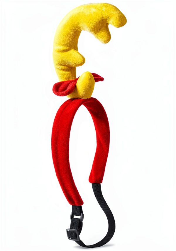 Dog Antler Headband HEYFIZZ – Red Bow, Adjustable Fit (FAGU02)-0