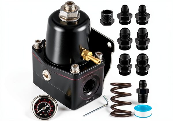 Fuel Pressure Regulator EVIL ENERGY Adjustable 20-120psi Bypass Kit-0
