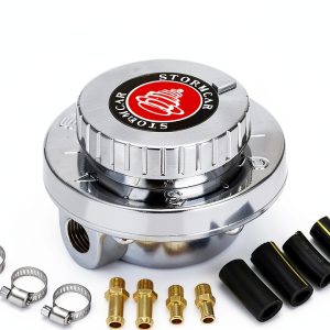 Fuel Injection Pressure Regulator PTNHZ RACING US-7871 Chrome 1-5 PSI-0