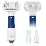 Professional Pet Grooming Dryer POPET 3-in-1 Dog Dryer Quiet Brush-0