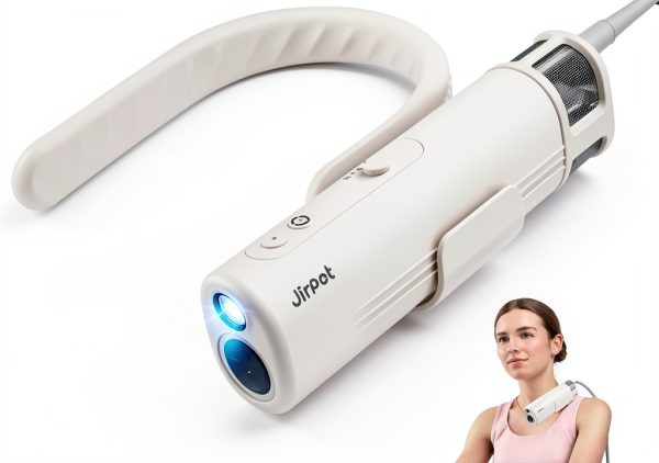 Pet Neck Dryer JirPet Professional Dog Dryer Hands-Free H1 White-0