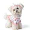 Dog Bow Soft Hair Bowknot 100pcs 50 Pairs Mix Solid 60 Colors Senniea-5
