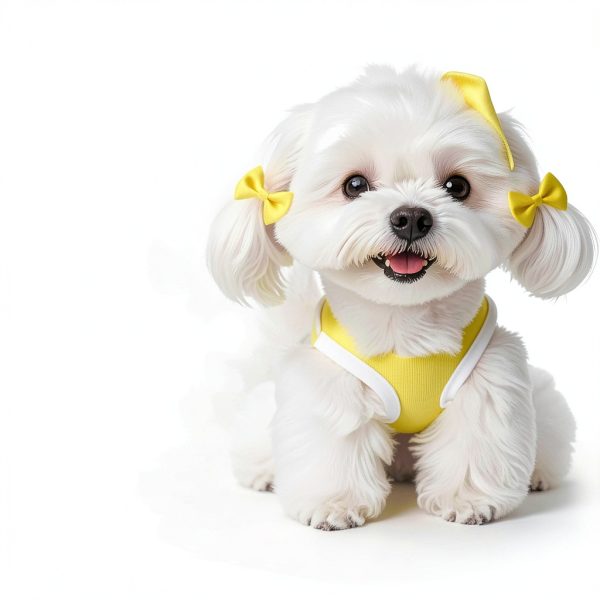 Dog Bow Soft Hair Bowknot 100pcs 50 Pairs Mix Solid 60 Colors Senniea-1