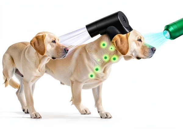 Dog Cat Hair Dryer Pehum Professional Double Force Grooming Dryer-2