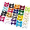 Chenkou Craft Puppy Yorkie Hair Bow 40pcs Pure Ribbon with Rubber Band-2