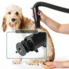 Dog-Hair-Dryer, 5.2HP/ 3800W High Velocity Pet Blow Dryer with Heater for Grooming, Speed Temperature Adjustable Dog Blower Grooming Dryer with 4 Nozzles-3