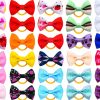 Dog Hair Bows JUCCPUL Accessories 40PCS Cute Ribbon with Rubber Bands-0