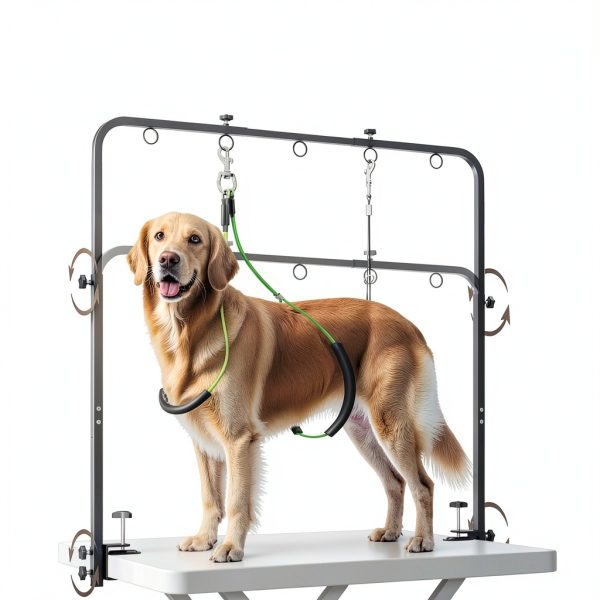 Adjustable Pet Grooming Arm niffgaff Frame 42 Height 27 to 39 Width-3