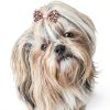 100PCS Cute Puppy Dog Small Bowknot Hair Bows,Yorkie Doggie Bows with Rubber Band Pet Grooming Bows Dog Hair Costume Accessories for Small Dog-8