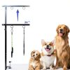 Foldable Dog Grooming Arm with Clamp: Adjustable Height 26"-40", Dog Grooming Table Arm with Hammock and No-Sit Holder, Grooming Restraint for Small Medium Dogs at Home or Salon-3